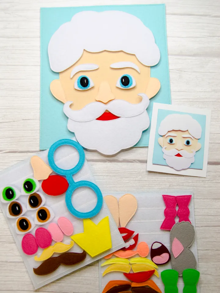 Make a face toy, Emotions play mat, personalized gift