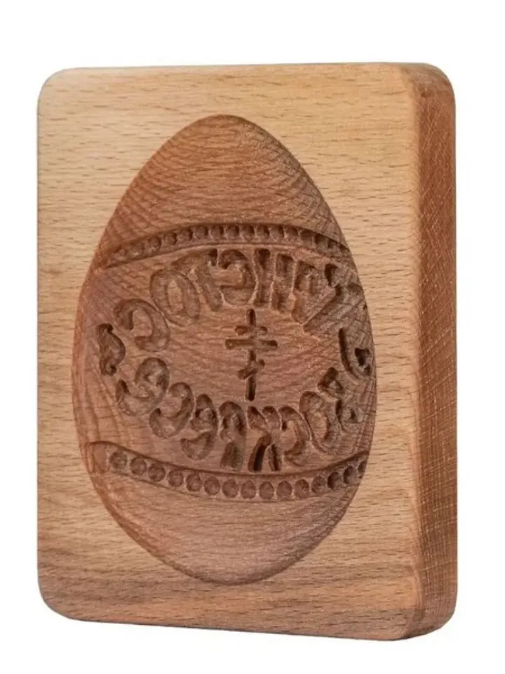 Egg Embossed cookie mold, cookie cutter, wooden mold, Wooden stamp stamp for gingerbread cookies springerle stamp