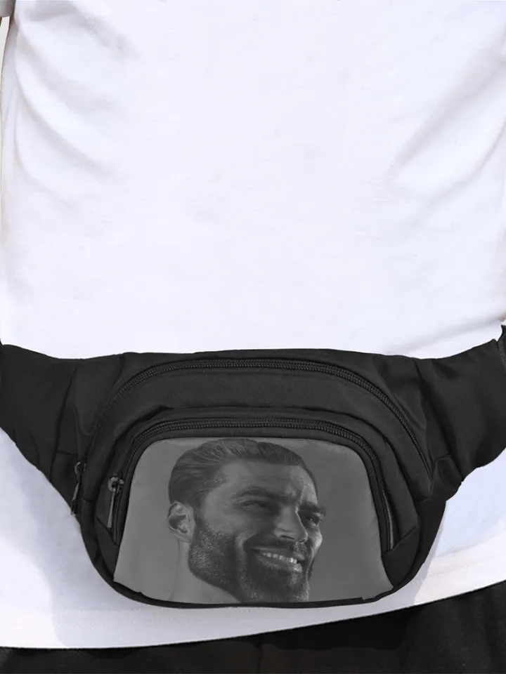 GigaChad Fanny Pack, Waist Bag