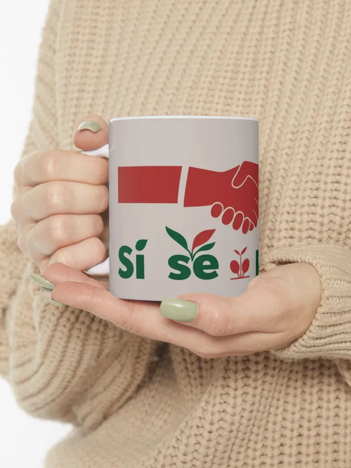 César Chávez Day Mug | Sí Se Puede Coffee Cup | Farm Workers Unite Mug | Social Justice Coffee Mug | Worker Solidarity Gift, Ceramic Mug,