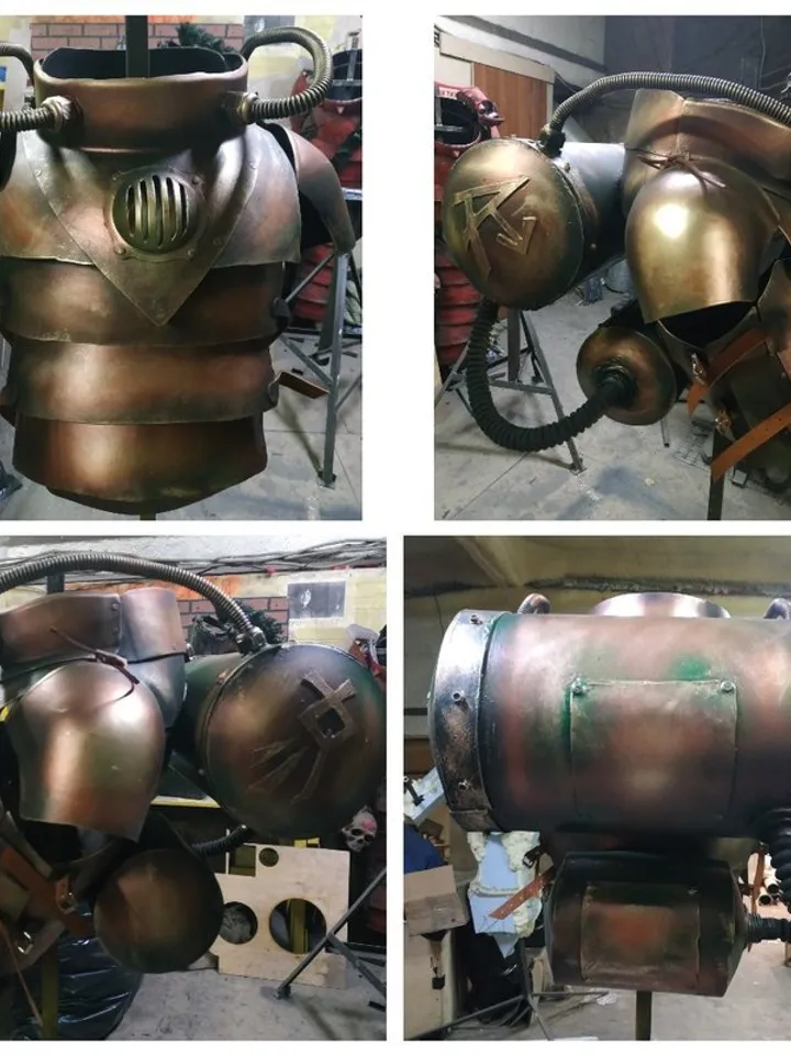 Skaven warlock engineer - cosplay backpack - Warhammer Fantasy Battle larp armour