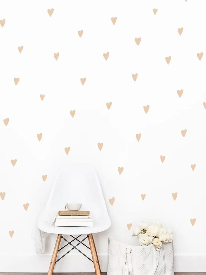 Hand Drawn Heart Wall Decals h81