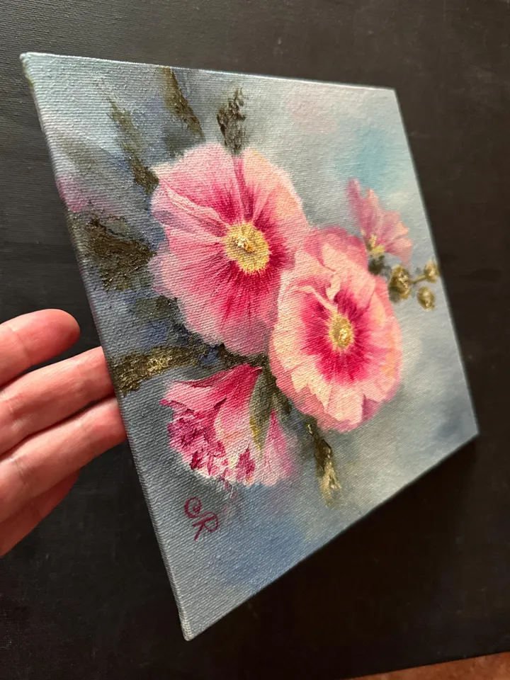 Flowers Original Painting Floral Oil Wall Art