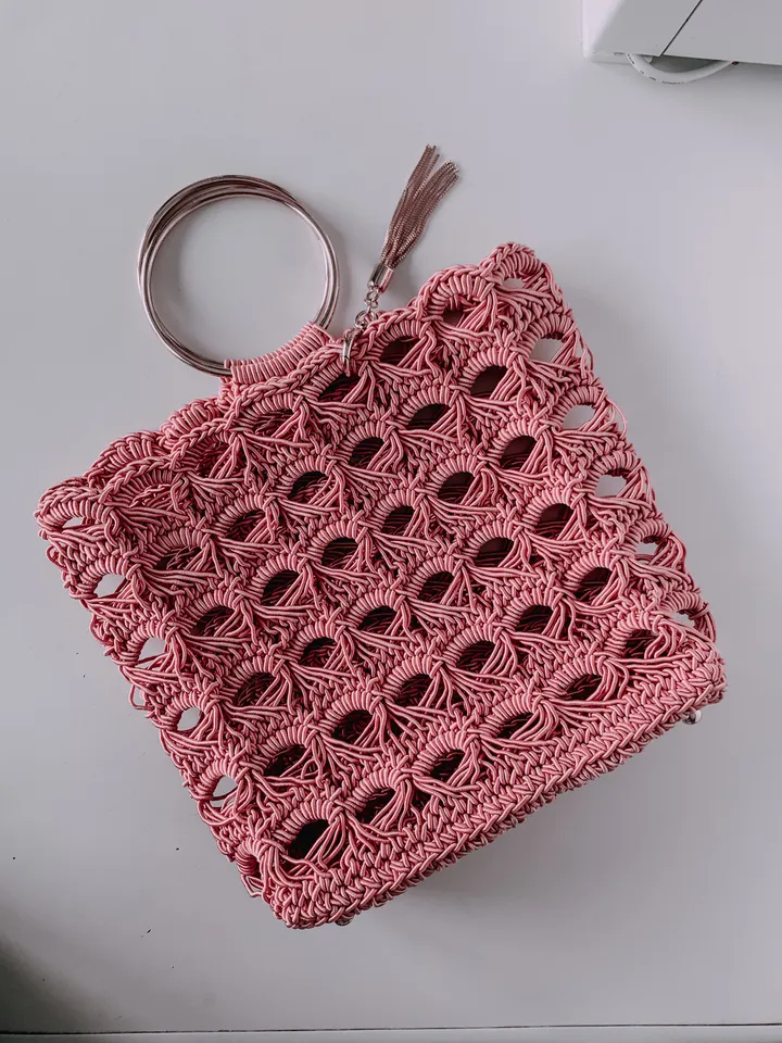 Crochet mesh bag, net avoska bag, market vegan bag, woven bag, eco friendly bag, macrame purse, zero waist