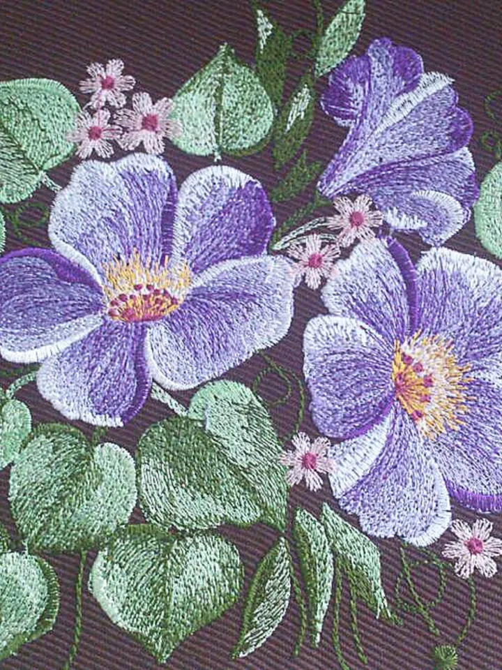 Mallow 8x11 Embroidery Design