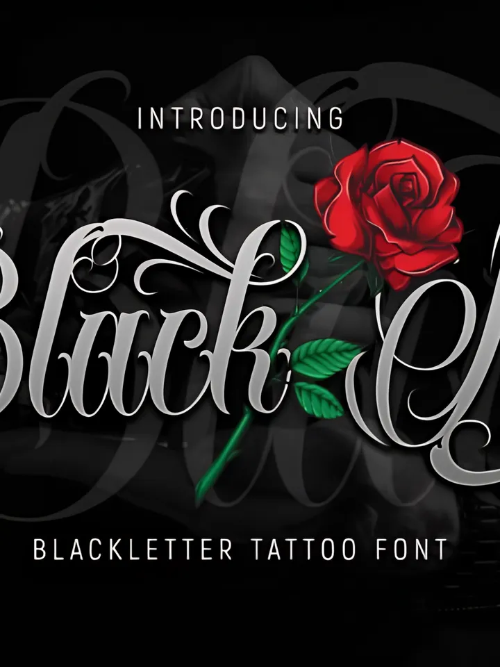 Black Ink Font