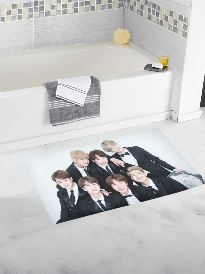 BTS Bath Mat, Bath Rug