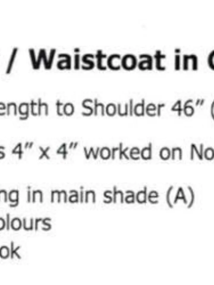 Waistcoat crochet pattern, granny squares waistcoat crochet , easy waistcoat crochet pdf