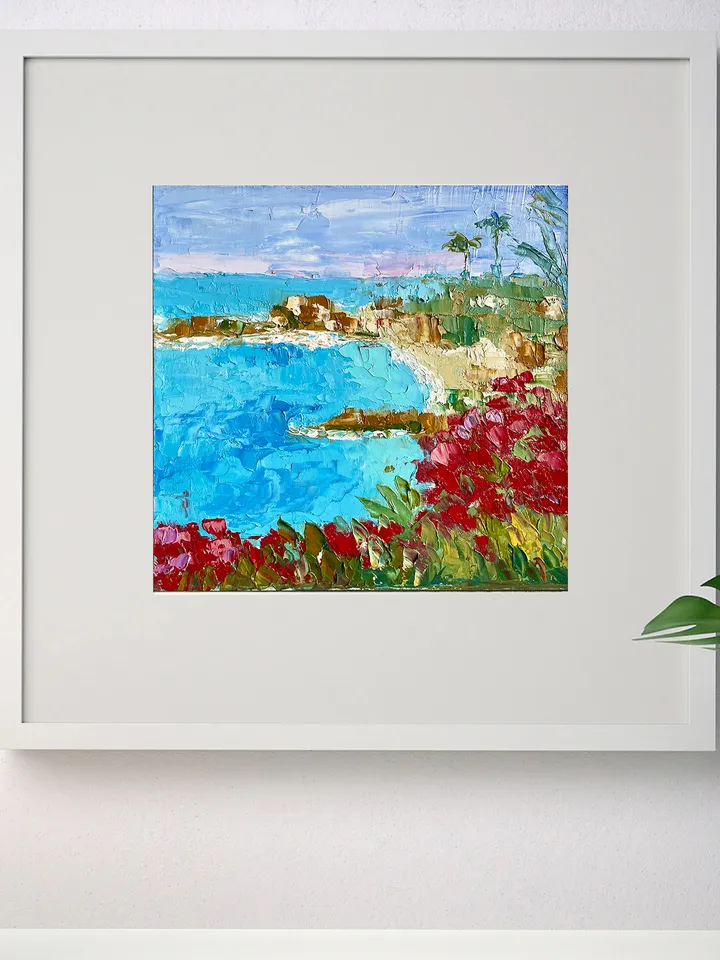 Laguna Beach Painting Original Art California Coastal Oil Painting Seascape