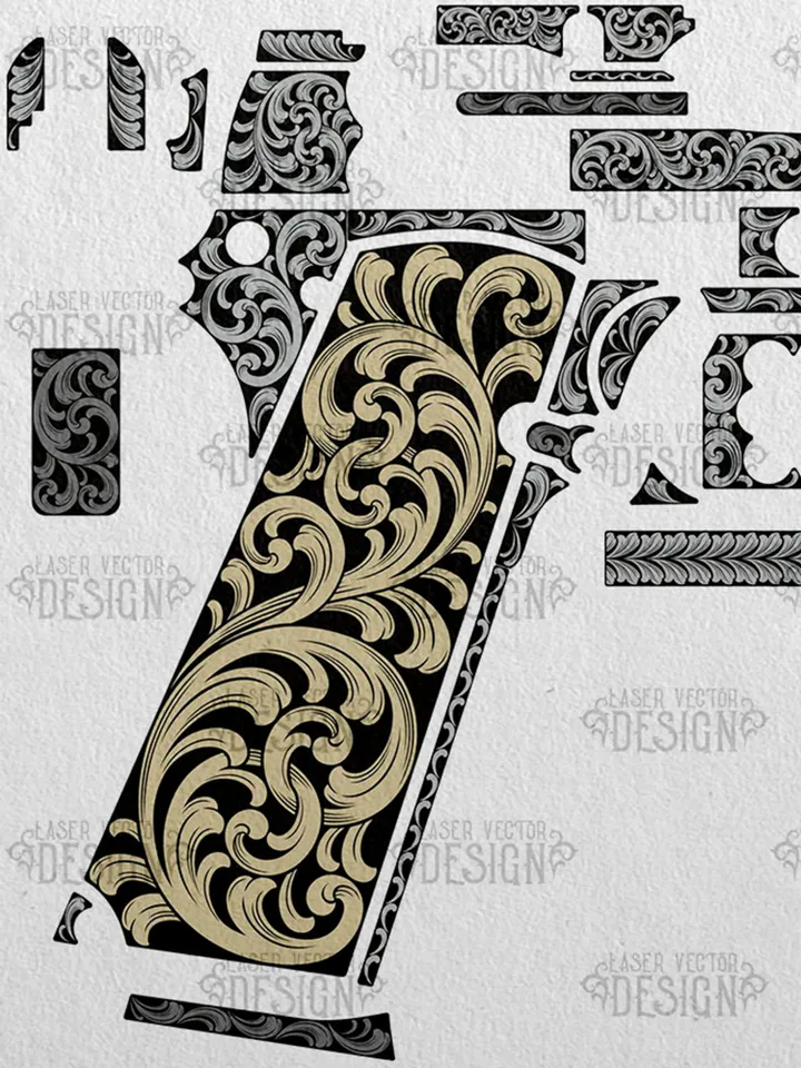 VECTOR DESIGN Smith & Wesson SW 1911 Scrollwork