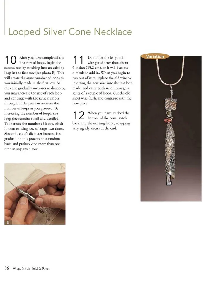 Wrap, Stitch, Fold & Rivet: Making Designer Metal Jewelry