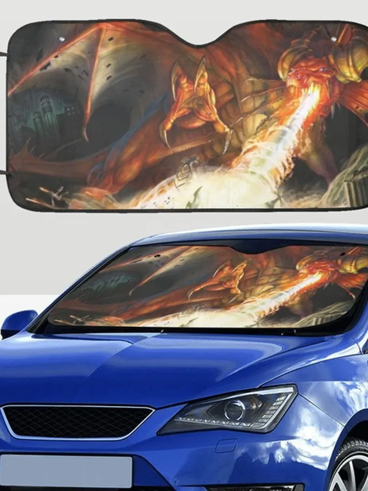 Dungeons and Dragons Car SunShade