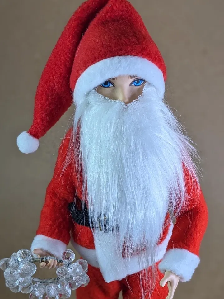 Cosplay Christmas Santa Claus costume for 11 inch fashion male dolls (MH, EAH or BTS)