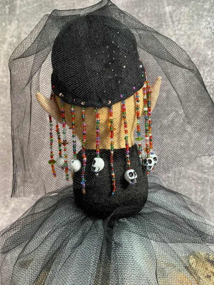 Halloween doll . Strange doll . Handmade doll . Halloween home decor .
