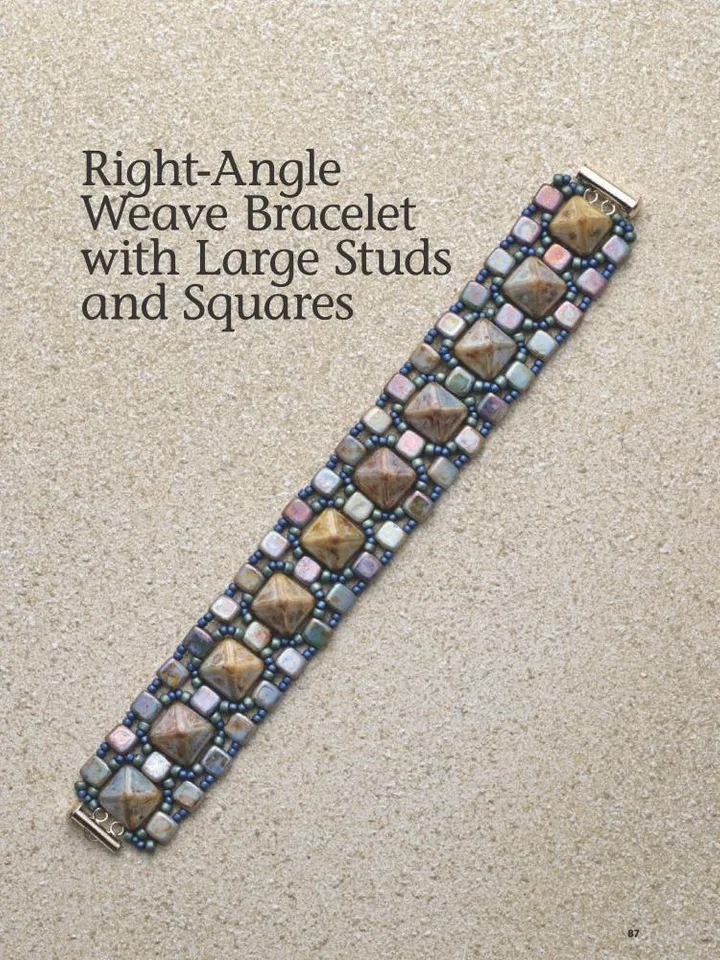 Stitching with Two-Hole Shaped Beads