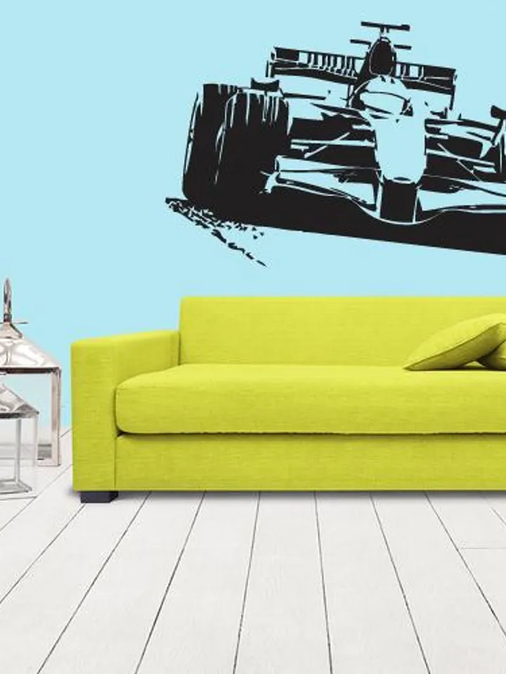 Formula one Wall decal Sport car z1118
