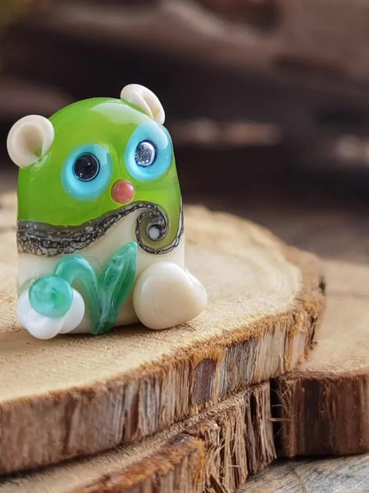 CAT gifts glass figurines Cat figurine Miniature cat gifts cat decor Miniature animals Tiny glass animals Glass cat art Collectible kitten