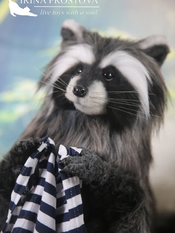 Raccoon sewing pattern plush toy | instruction how to sew | Stuffed Animal Sewing Tutorial