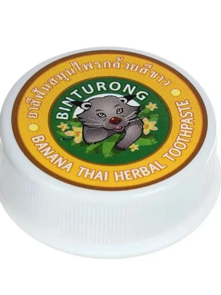 Original Binturong, Thai herbal whitening toothpaste with Banana flavor, 33 gr.