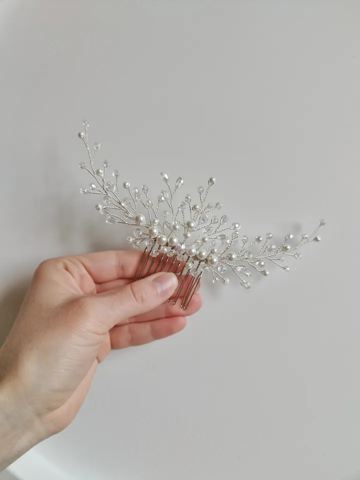 Wedding hair comb, wedding hair vine, bridal hair comb, wedding hair accessories, bridal jewelry