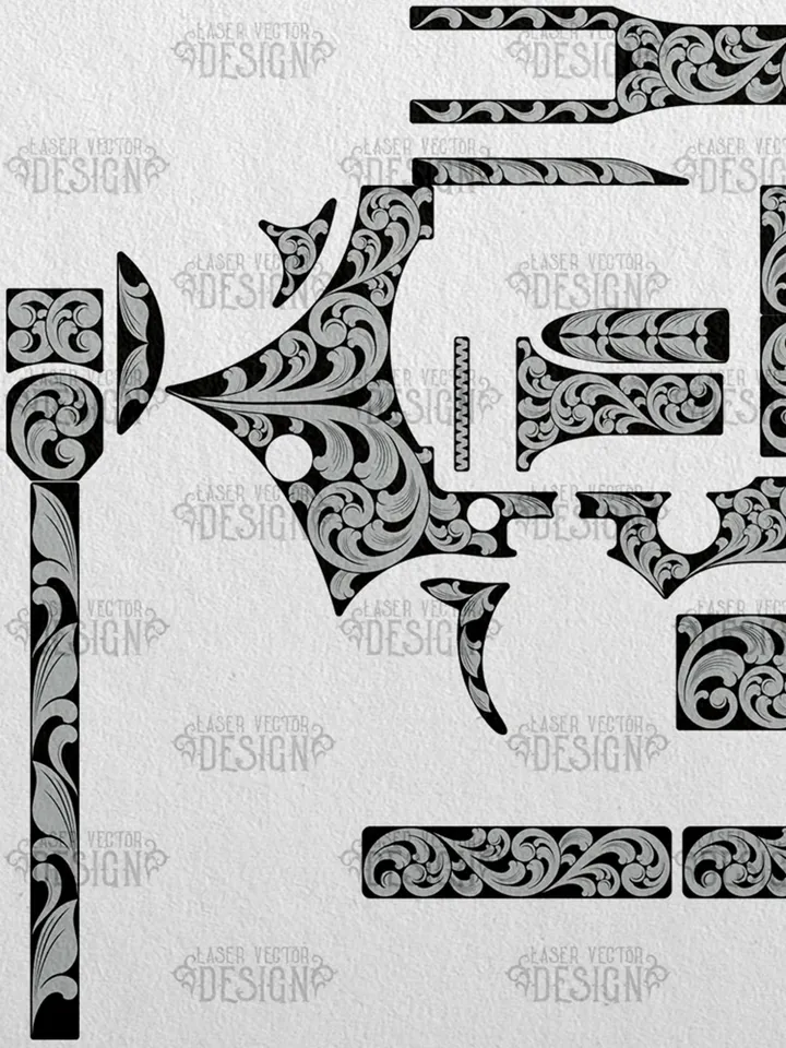 VECTOR DESIGN Colt Python 4,25, 3 in Scroll