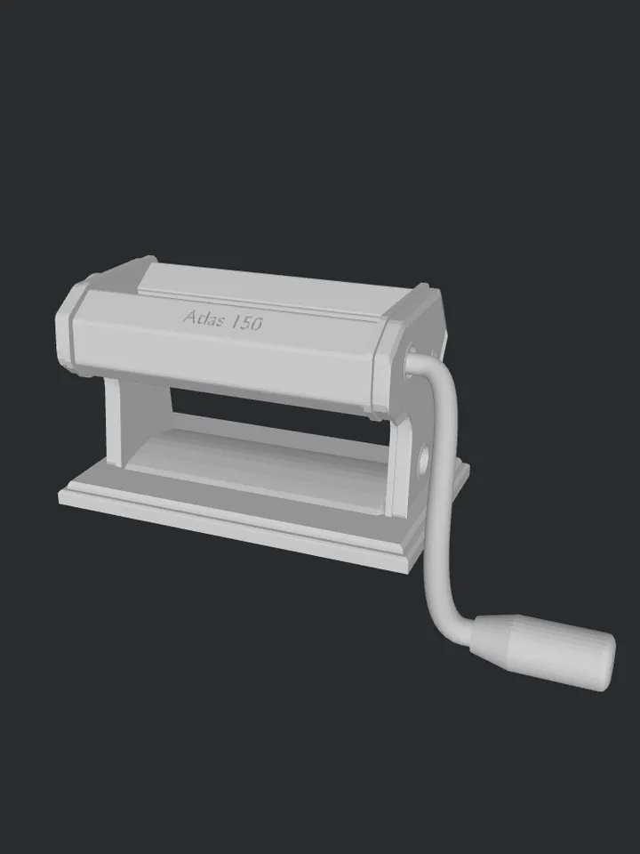 3D MODEL Miniature pasta machine model ready to print
