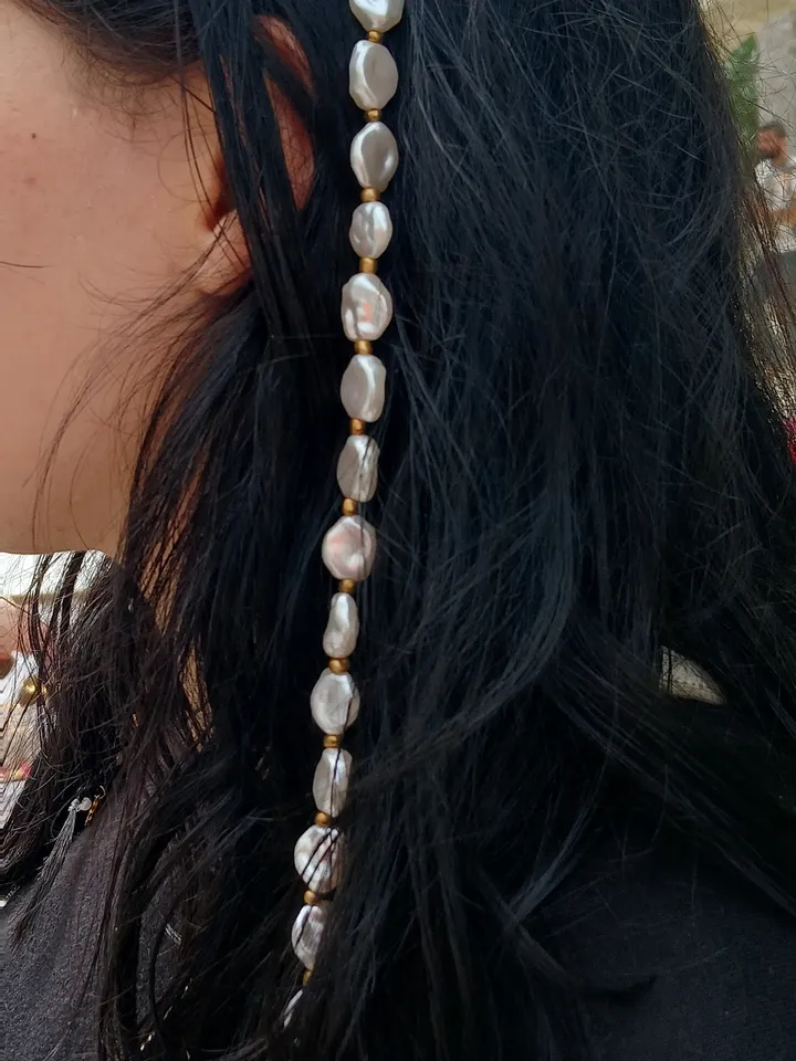 Pearl Hair Accessory Pearl Hair Bead Waterproof Gift Hair Accessory