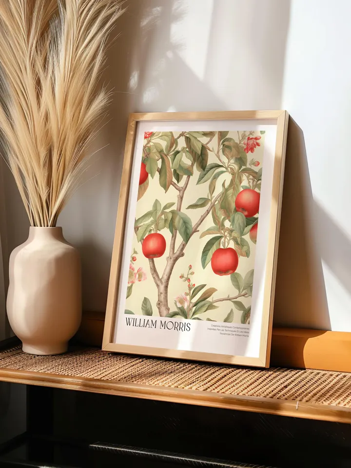 William Morris Wall Art, Vintage Botanical Print, Floral Poster Arts Decor, Digital Download, William Morris Print Digital Download AA17