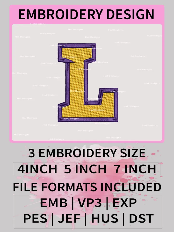 NCAA Lipscomb Bisons Embroidery File, 3 Sizes, 6 Formats, NCAA Machine Embroidery Design, NCAA Logo, NCAA Teams