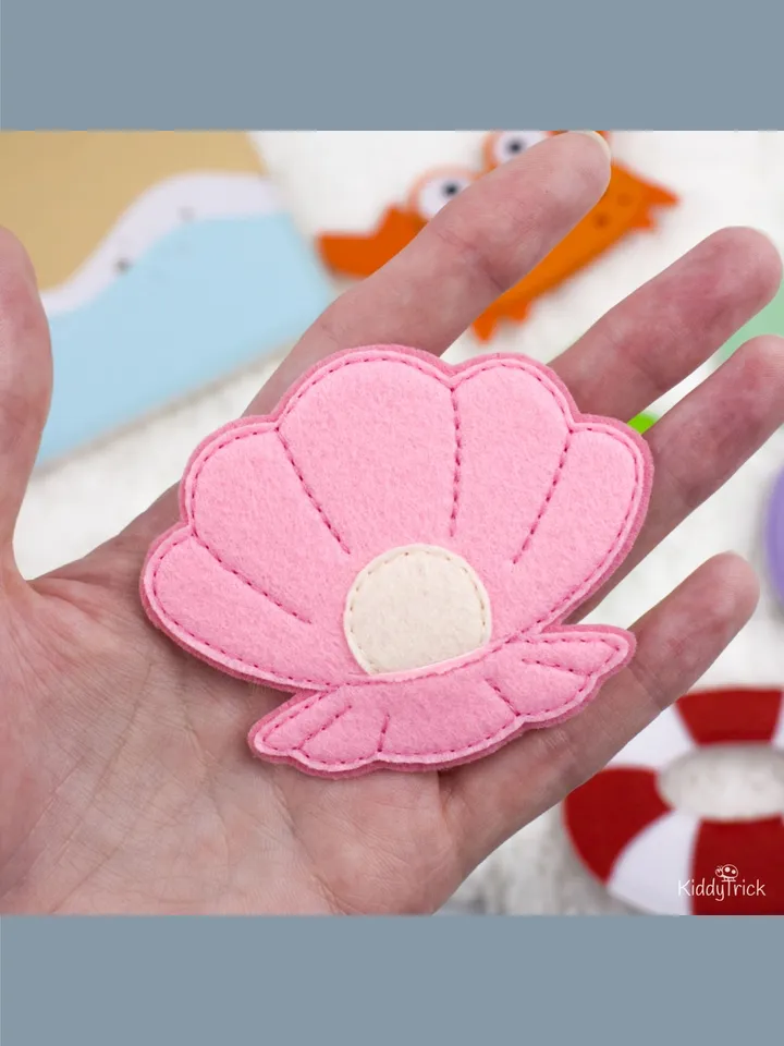 Beach - Felt Busy Book Page - Sewing Pattern