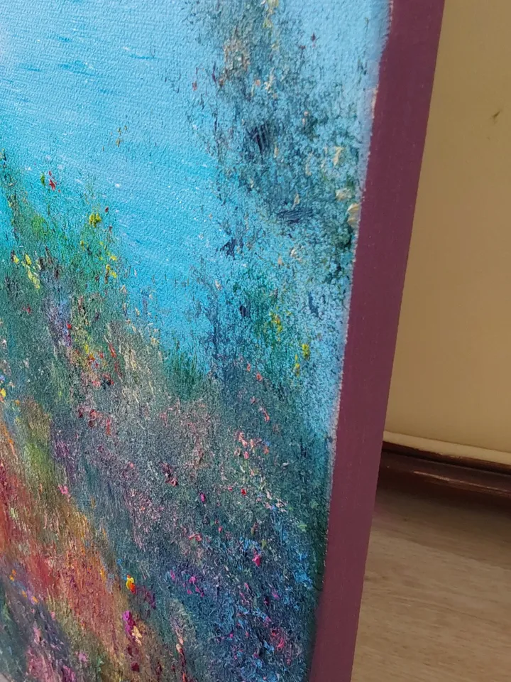 Seascape ○40х50cm (16х20inc)○My author's original painting ○Oil on canvas on a wide stretcher.
