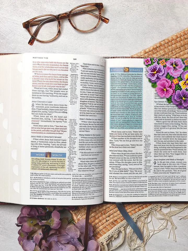 Flower Corner bookmark cross stitch pattern PDF download Floral cross stitch chart, Flower bookmark for women, Violet Pansy pattern #B364