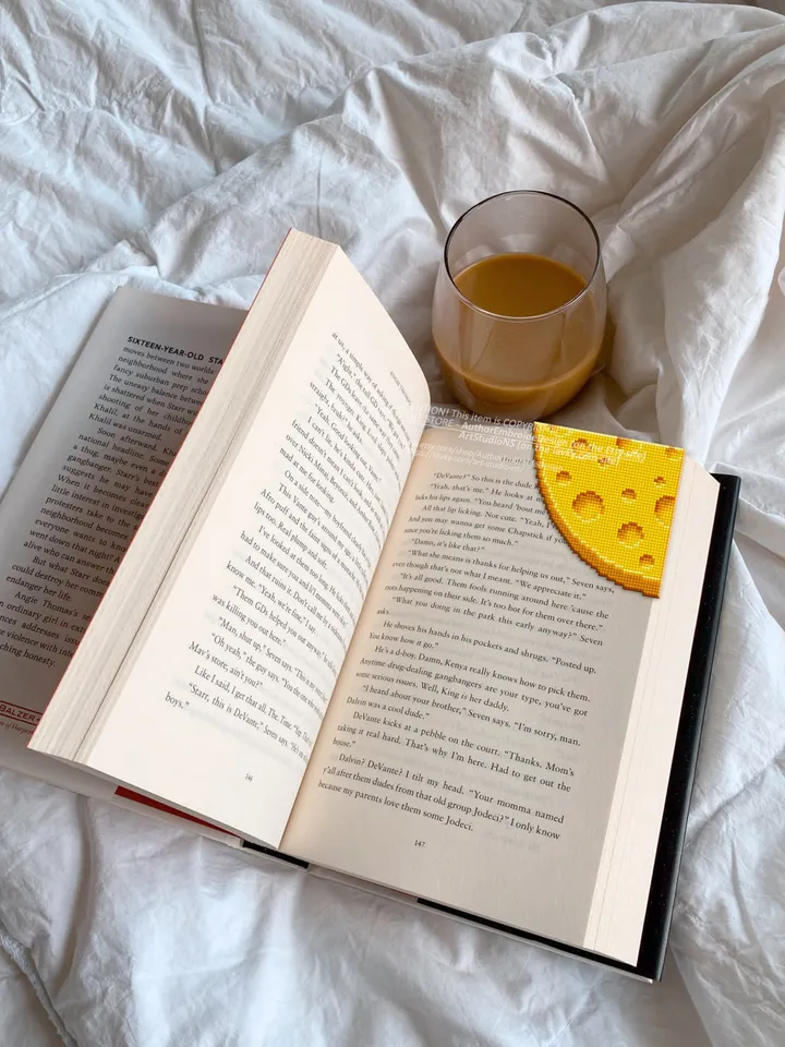 Corner bookmark cross stitch pattern PDF download Cheese cross stitch chart, Food bookmark digital PDF, Funny bookmark for beginner #B244