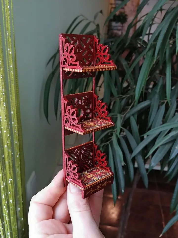 Dollhouse shelf.1:12 scale.