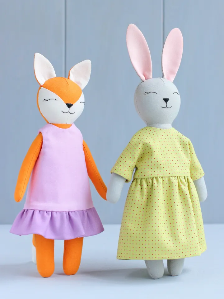 PDF Dresses for Large Doll Sewing Pattern