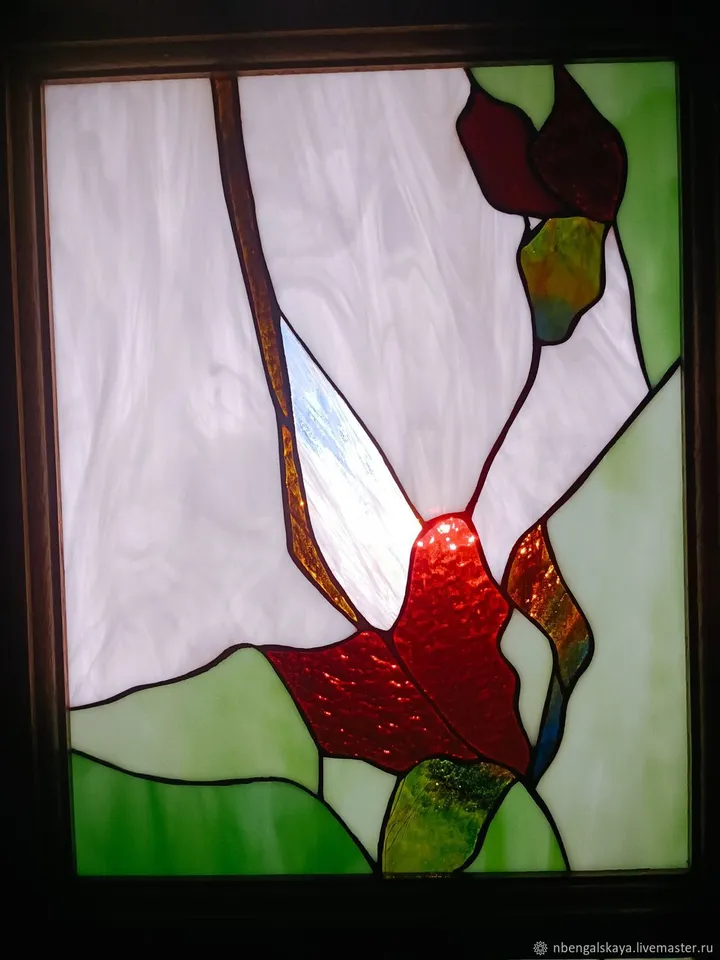 Doors: Magnolias, Tiffany Stained Glass Art, Magnolias Glass Doors, Magnolias Stained Glass Doors, Tiffany Art Glass,
Interior Doors with Magnolias Motif, Doors with Stained Glass, Stained Glass-Embellished Doors, Decorative Stained Glass Doors