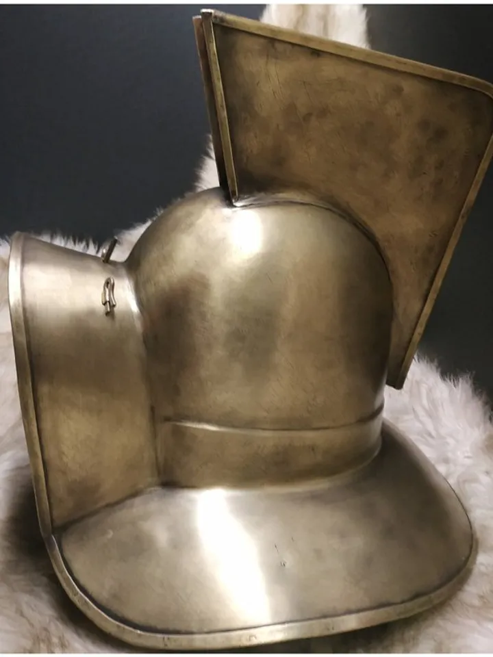 Gladiator Helmet - brass helmet - Pompeian Helmet - Hercules Helmet forged helm