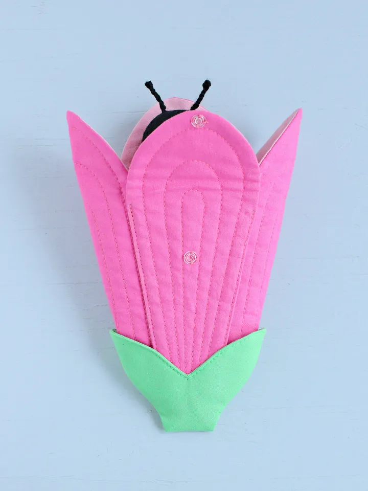 2 PDF Mini Bee with Flower Sleeping Bag Sewing Patterns Bundle