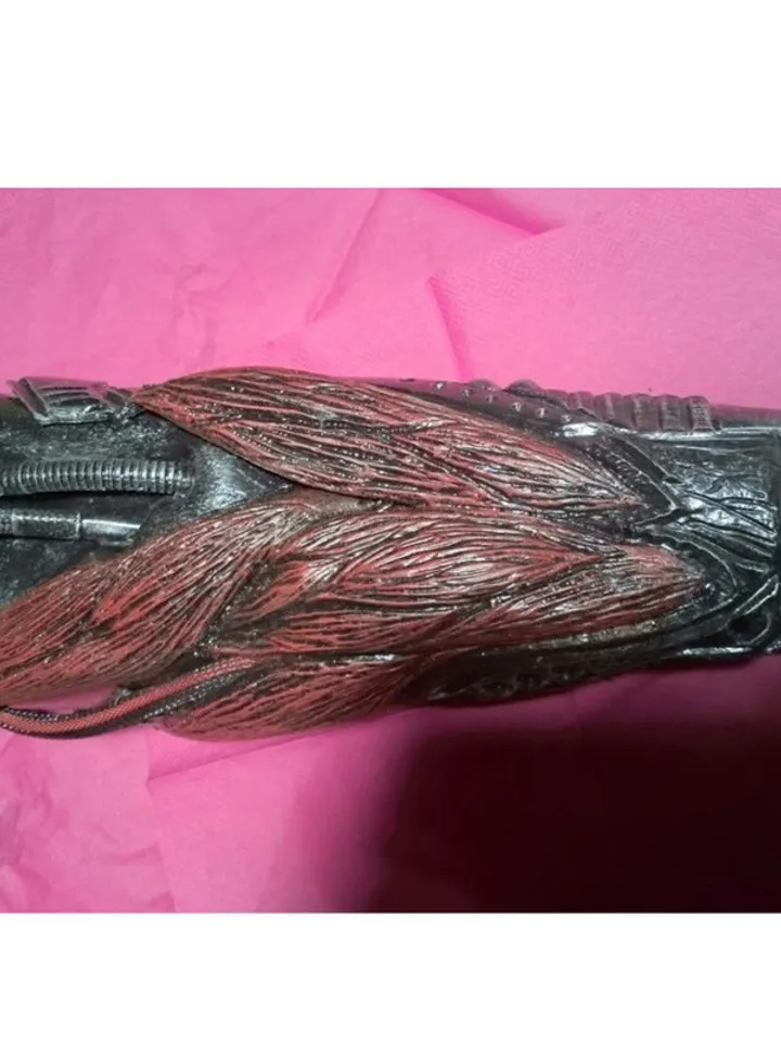 Warhammer 40000 cosplay Bracers Biomechanics-style. Biomechanical distortions