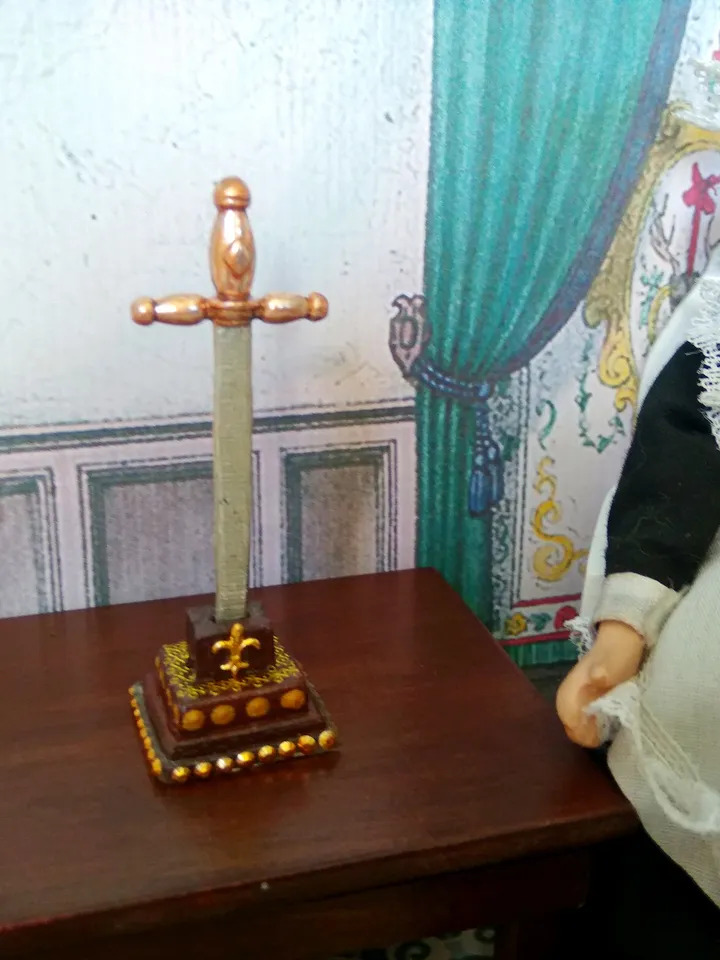 Dollhouse weapons. Collection weapon. Museum exhibit.1:12 scale.