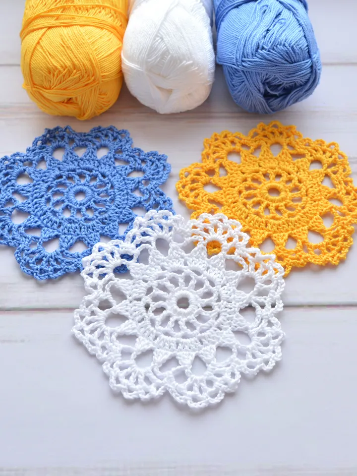 Crochet Coasters Pattern