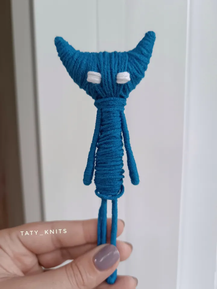 Red Yarny Hero Unravel 5.9 inch figurine of yarn
