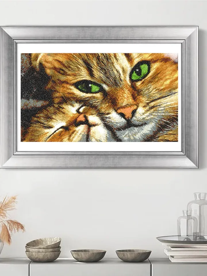 PhotoStitch Cat and Kitten machine embroidery designsdigital embroidery pattern PhotoStitch Machine embroidery motif animal embroidery