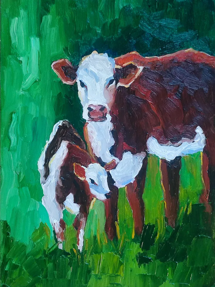 oil painting on canvas 15 x 21