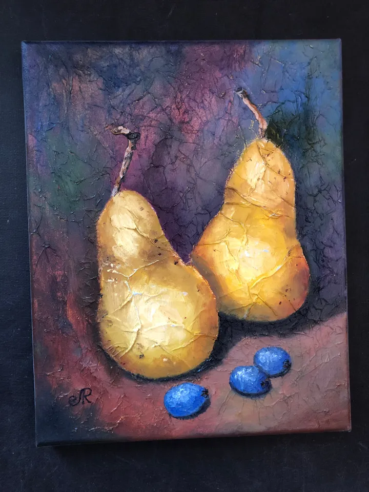 Pearы Painting Fruits Oil Painting Original Kitchen Still life