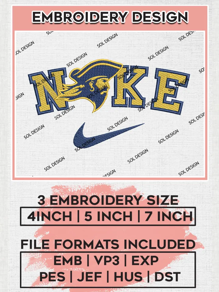 Nike East Tennessee State Buccaneers Machine Embroidery Design, NCAA East Tennessee State Embroidery Design Design files, NCAA Embroidery Designs, NCAA Machine Embroidery Designs, Digital Download