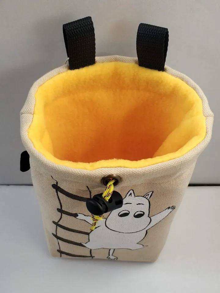 The Mummy troll rock climbing chalk bag for climber