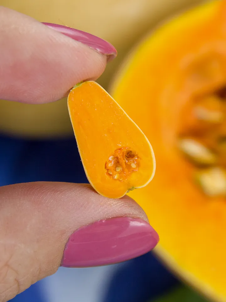 TUTORIAL Miniature bottle pumpkin / miniature butternut squash with polymer clay
