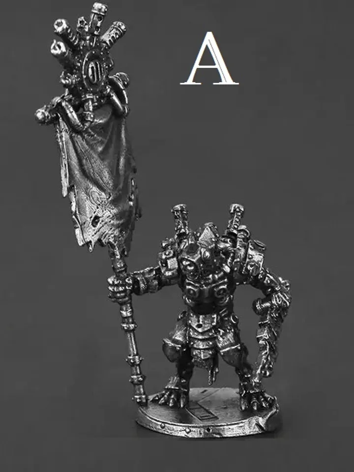 Mechanical Mice Troop Models, copper miniatures, tabletop wargaming fantasy miniature figures.
