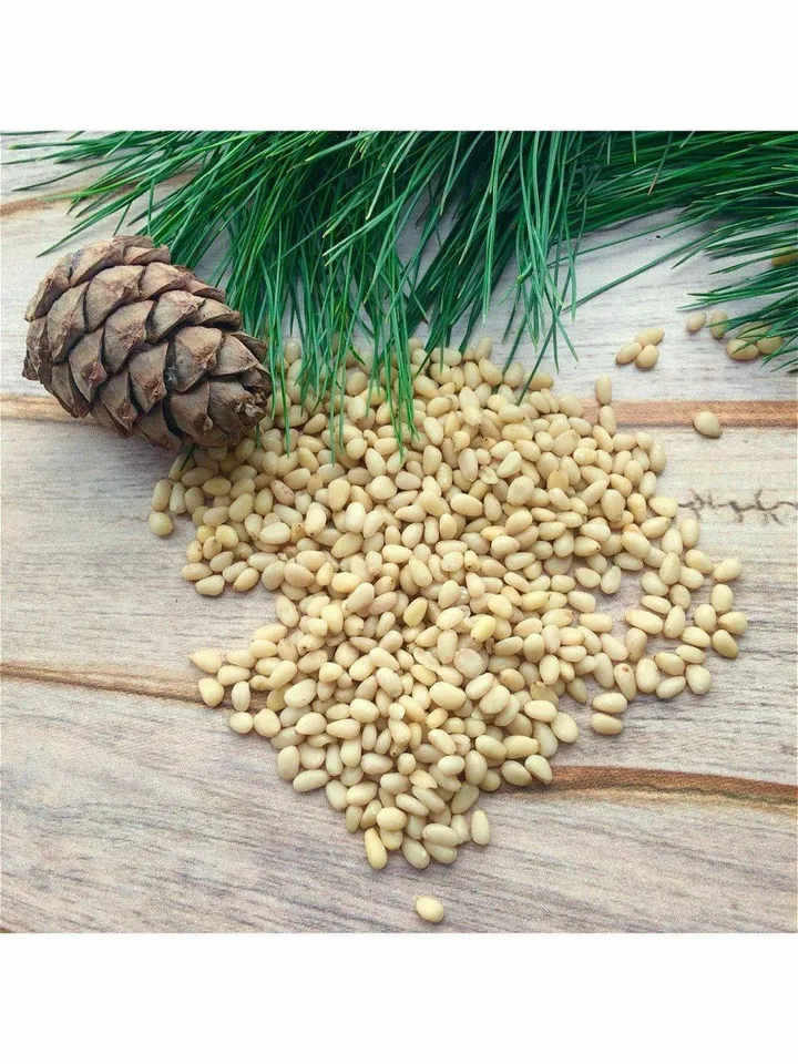 3 Х 100 g Nuts Siberian cedar in vacuum packing